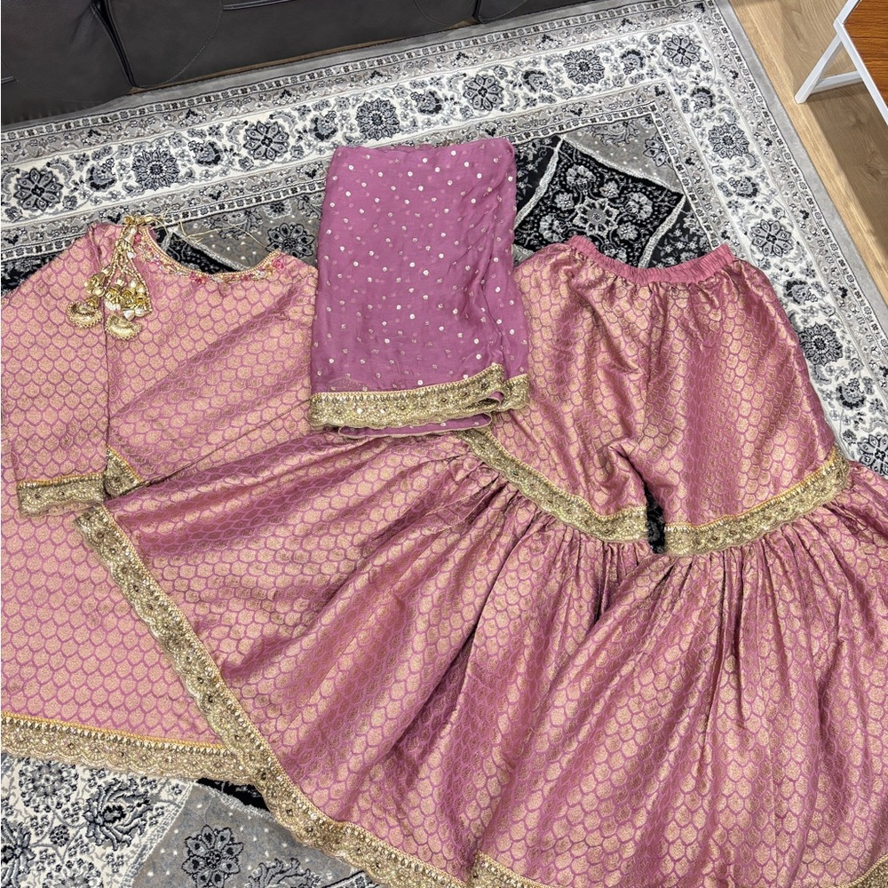 Brand New handmade Pakistani Gharara Set